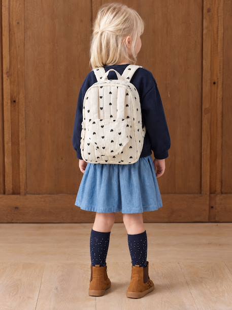 Sac à dos porte poupon Cœur fondant+Rétro Flower 2 - vertbaudet enfant 