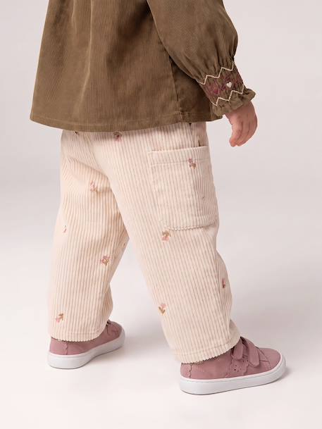 Pantalon bébé fille vanille 5 - vertbaudet enfant 