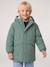 Parka garçon à capuche doublure sherpa Anthracite+kaki+taupe+vert sauge 22 - vertbaudet enfant 