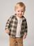 Chemise flanelle bébé à carreaux kaki+marine 2 - vertbaudet enfant 