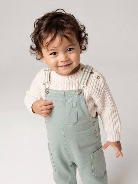 Salopette bébé garçon vert sauge 6 - vertbaudet enfant 