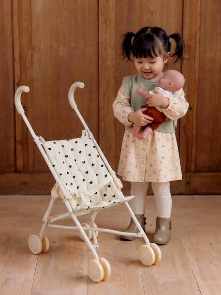 Grande poussette canne pour poupon Coeur fondant+Marguerite+Rétro Flower 3 - vertbaudet enfant 