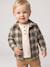 Chemise flanelle bébé à carreaux kaki+marine 1 - vertbaudet enfant 