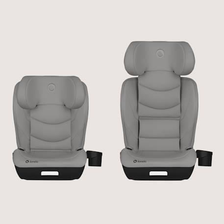 Siège auto neal i-size 100-150 cm avec isofix, assise large et porte-gobelet Black carbon+Blue navy+Green turquoise+Grey concrete+Pink lilac 20 - vertbaudet enfant 