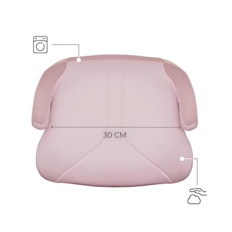 Réhausseur Auto Kinderkraft I-BOOST I-SIZE avec ISOFIX, Conforme R129 i-Size, Accoudoirs Ergonomiques et Assise Confort Gris+Noir+Rose+Vert 15 - vertbaudet enfant 