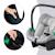 Siege auto i size avec base pratique et confortable Gris+Noir 5 - vertbaudet enfant 