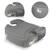 Rehausseur auto léger luuk i-size 125-150 cm, groupe 3 Black+Grey 7 - vertbaudet enfant 