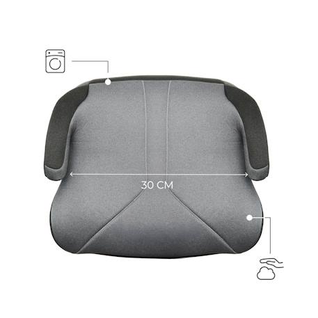 Réhausseur Auto Kinderkraft I-BOOST I-SIZE avec ISOFIX, Conforme R129 i-Size, Accoudoirs Ergonomiques et Assise Confort Gris+Noir+Rose+Vert 3 - vertbaudet enfant 