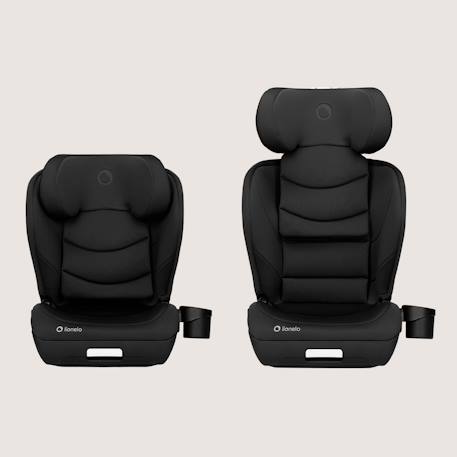 Siège auto neal i-size 100-150 cm avec isofix, assise large et porte-gobelet Black carbon+Blue navy+Green turquoise+Grey concrete+Pink lilac 2 - vertbaudet enfant 