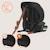 Siège auto évolutif levi fix i-size 76-150 cm avec isofix, groupe 1/2/3 Black carbon+Blue cobalt+Grey stone+Pink baby 15 - vertbaudet enfant 