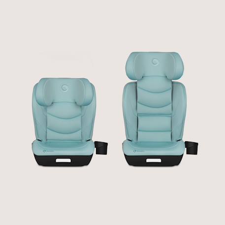 Siège auto neal i-size 100-150 cm avec isofix, assise large et porte-gobelet Black carbon+Blue navy+Green turquoise+Grey concrete+Pink lilac 14 - vertbaudet enfant 