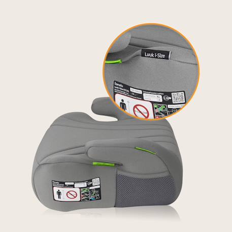 Rehausseur auto léger luuk i-size 125-150 cm, groupe 3 Black+Grey 11 - vertbaudet enfant 