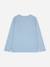 T-shirt à manches longues fille col rond Bleu / rose 2 - vertbaudet enfant 