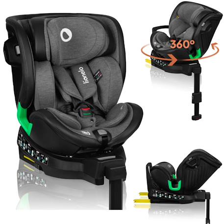 Siège auto pivotant 360° harmony i-size 40-150 cm avec isofix et tissu 60% bambou Beige sand+Black carbon+Grey concrete+Grey graphite+Pink mauve+Red brick 19 - vertbaudet enfant 