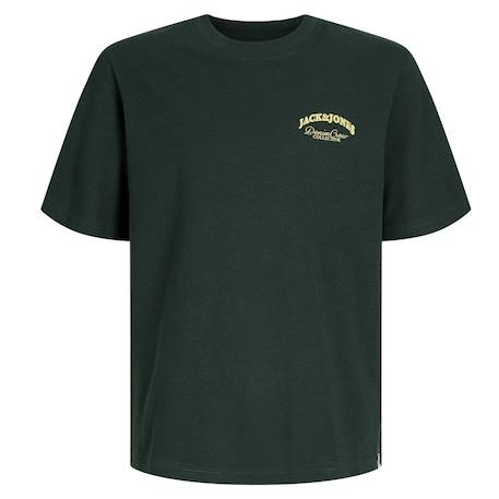 T-shirt à manches courtes garçon brandes Marine+Marron+Vert 7 - vertbaudet enfant 