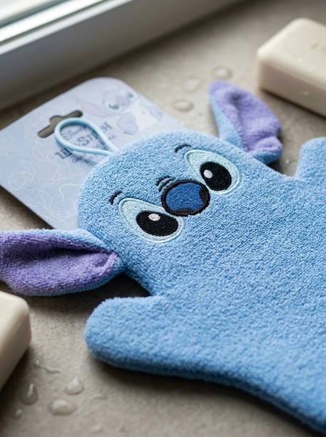 Gant de bain exfoliant stitch enfant Bleu 4 - vertbaudet enfant 