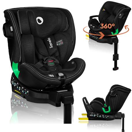 Siège auto pivotant 360° harmony i-size 40-150 cm avec isofix et tissu 60% bambou Beige sand+Black carbon+Grey concrete+Grey graphite+Pink mauve+Red brick 7 - vertbaudet enfant 