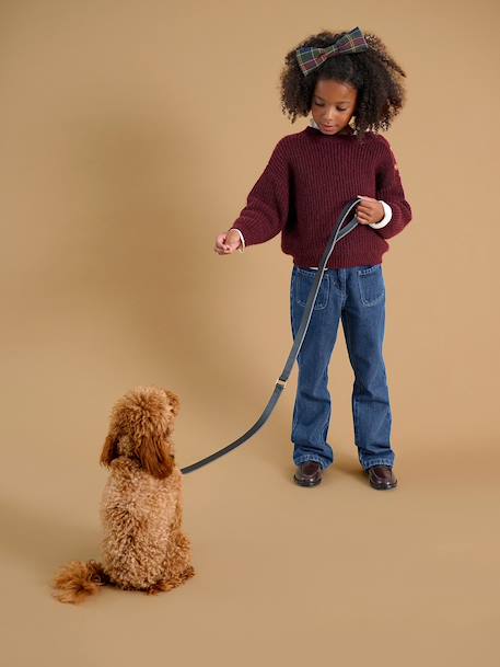Laisse pour chien en cuir - collection fine truffe Marine 3 - vertbaudet enfant 
