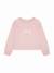 Sweat fille col rond Rose 1 - vertbaudet enfant 