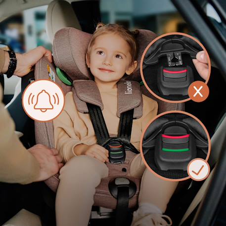 Siège auto pivotant 360° harmony i-size 40-150 cm avec isofix et tissu 60% bambou Beige sand+Black carbon+Grey concrete+Grey graphite+Pink mauve+Red brick 29 - vertbaudet enfant 
