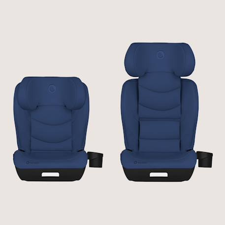 Siège auto neal i-size 100-150 cm avec isofix, assise large et porte-gobelet Black carbon+Blue navy+Green turquoise+Grey concrete+Pink lilac 8 - vertbaudet enfant 