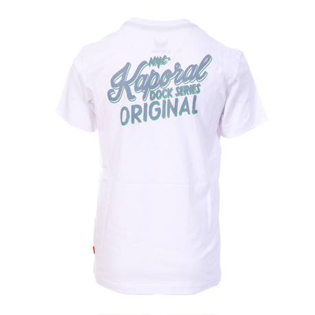 T-shirt à manches courtes garçon orye Blanc+Marine 2 - vertbaudet enfant 