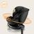 Siège auto pivotant 360° navy i-size 40-150 cm avec isofix et ventilation Black onyx+Black pink+Black red+Black turquoise 4 - vertbaudet enfant 