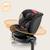 Siège auto pivotant 360° navy i-size 40-150 cm avec isofix et ventilation Black onyx+Black pink+Black red+Black turquoise 15 - vertbaudet enfant 