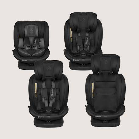 Siège auto pivotant 360° bastiaan i-size 40-150 cm avec isofix et sideprotect Black carbon+Black grey+Black red+Green forest 8 - vertbaudet enfant 