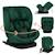 Siège auto pivotant 360° bastiaan i-size 40-150 cm avec isofix et sideprotect Black carbon+Black grey+Black red+Green forest 19 - vertbaudet enfant 