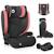 Siège auto hugo i-size 100-150 cm avec isofix et appui-tête à mémoire de forme Black carbon+Black grey+Black red+Pink baby 19 - vertbaudet enfant 