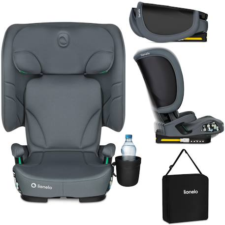 Siège auto pliable orin i-size 100-150 cm léger avec isofix Black carbon+Blue navy+Grey graphite 13 - vertbaudet enfant 