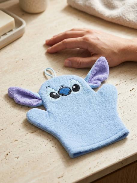 Gant de bain exfoliant stitch enfant Bleu 1 - vertbaudet enfant 