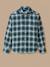 Chemise effet flanelle garçon Carreaux ecossais vert 1 - vertbaudet enfant 