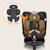 Siège auto pivotant 360° navy i-size 40-150 cm avec isofix et ventilation Black onyx+Black pink+Black red+Black turquoise 8 - vertbaudet enfant 