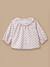 Blouse imprimée col volanté bébé Imprimé rosie 1 - vertbaudet enfant 