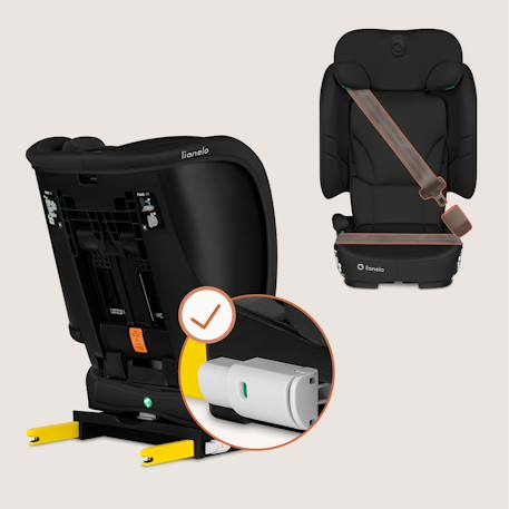 Siège auto pliable orin i-size 100-150 cm léger avec isofix Black carbon+Blue navy+Grey graphite 6 - vertbaudet enfant 
