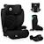 Siège auto hugo i-size 100-150 cm avec isofix et appui-tête à mémoire de forme Black carbon+Black grey+Black red+Pink baby 1 - vertbaudet enfant 