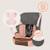 Siège auto évolutif levi fix i-size 76-150 cm avec isofix, groupe 1/2/3 Black carbon+Blue cobalt+Grey stone+Pink baby 24 - vertbaudet enfant 