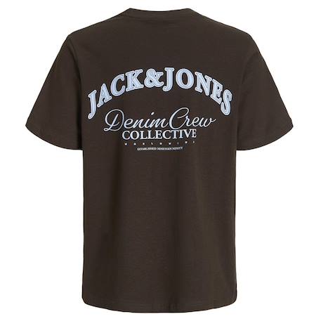 T-shirt à manches courtes garçon brandes Marine+Marron+Vert 6 - vertbaudet enfant 