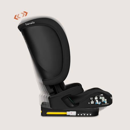 Siège auto pliable orin i-size 100-150 cm léger avec isofix Black carbon+Blue navy+Grey graphite 4 - vertbaudet enfant 