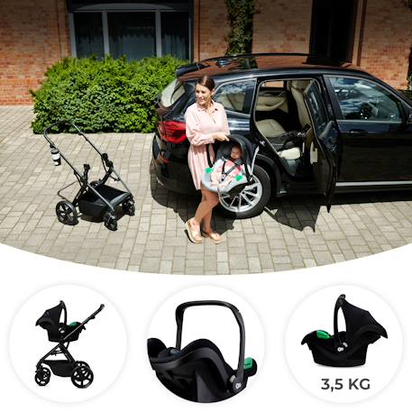 Siege auto i size avec base pratique et confortable Noir 2 - vertbaudet enfant 