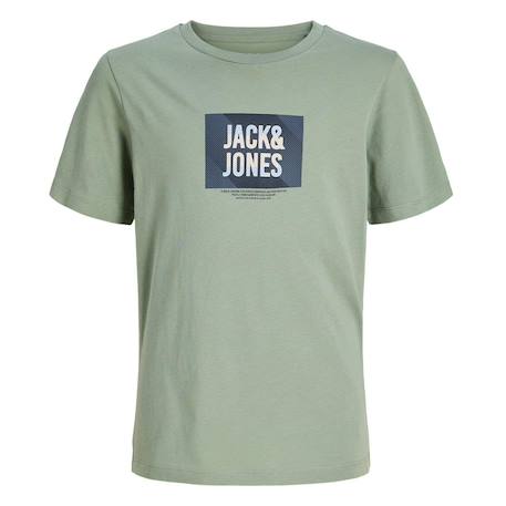 T-shirt à manches courtes garçon hudson Blanc+Bleu+Vert 7 - vertbaudet enfant 