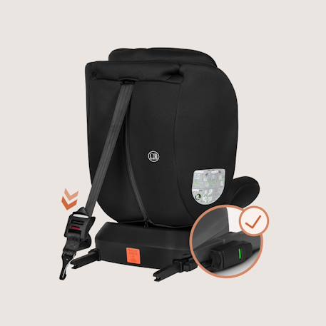 Siège auto pivotant 360° bastiaan i-size 40-150 cm avec isofix et sideprotect Black carbon+Black grey+Black red+Green forest 17 - vertbaudet enfant 