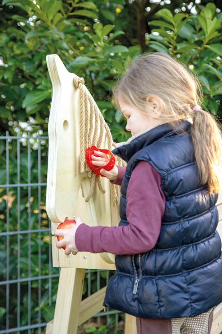 Cheval de bois à monter Beige 4 - vertbaudet enfant 