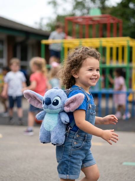 Sac à dos stitch peluche 3d enfant Bleu 1 - vertbaudet enfant 