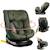 Siège auto bastiaan one i-size 40-150 cm avec isofix et base pivotante 360° Black carbon+Green olive+Grey stone+Pink rose 7 - vertbaudet enfant 