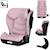 Siège auto neal i-size 100-150 cm avec isofix, assise large et porte-gobelet Black carbon+Blue navy+Green turquoise+Grey concrete+Pink lilac 25 - vertbaudet enfant 