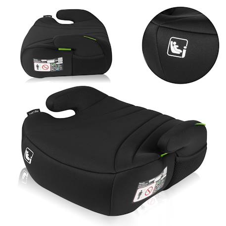 Rehausseur auto léger luuk i-size 125-150 cm, groupe 3 Black+Grey 1 - vertbaudet enfant 