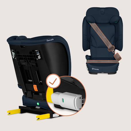 Siège auto pliable orin i-size 100-150 cm léger avec isofix Black carbon+Blue navy+Grey graphite 12 - vertbaudet enfant 